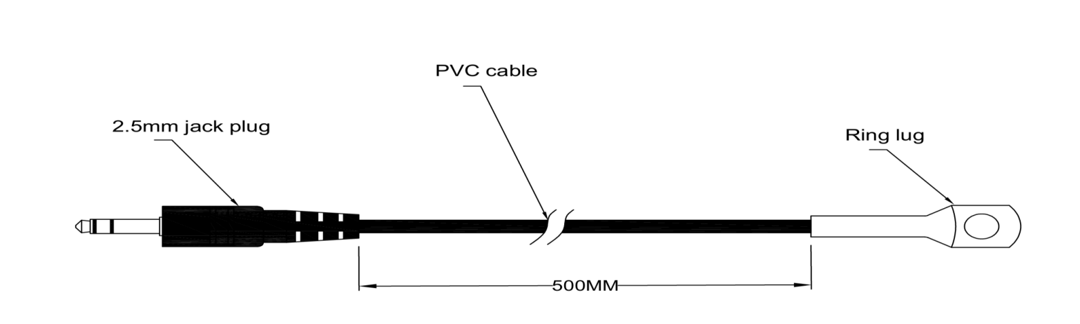 Cảm biến nhiệt độ điện trở nhiệt NTC 5kΩ — Đầu cốt vòng, Đầu nối 2.5mm