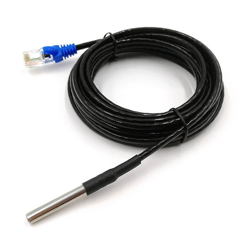 Cảm biến nhiệt độ kỹ thuật số DS18B20 — Giao tiếp 1-Wire, Chống nước, Đầu nối RJ45