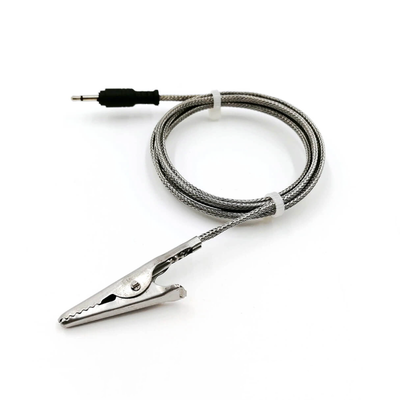 Cảm biến nhiệt độ điện trở nhiệt NTC 1000K — Dùng cho thực phẩm, Dùng cho lò hun khói, Kẹp cá sấu, Giắc 3.5mm