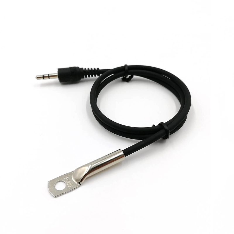 Cảm biến nhiệt độ kỹ thuật số DS18B20 — Đầu cốt vòng, Đầu nối 2.5mm, Cáp XLPE