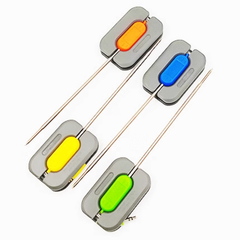 Đầu dò nhiệt độ BBQ đạt tiêu chuẩn thực phẩm với tay cầm bằng silicon