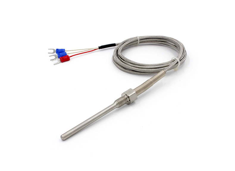 Đầu dò nhiệt độ bằng thép không gỉ PT100 với vỏ ren M8
