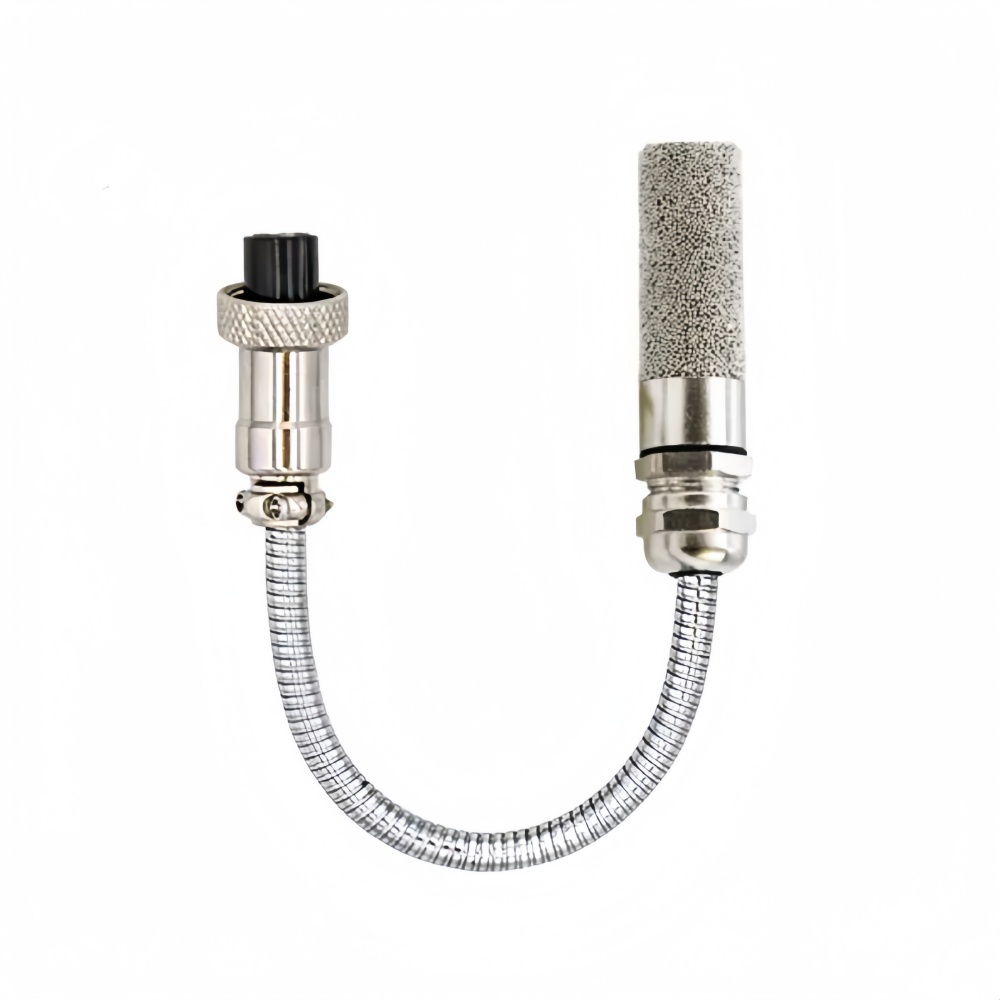 Cảm biến nhiệt độ và độ ẩm SHT30 — Vỏ bằng đồng thiêu kết, Đầu nối GX12-4, Dùng trong logistics chuỗi lạnh