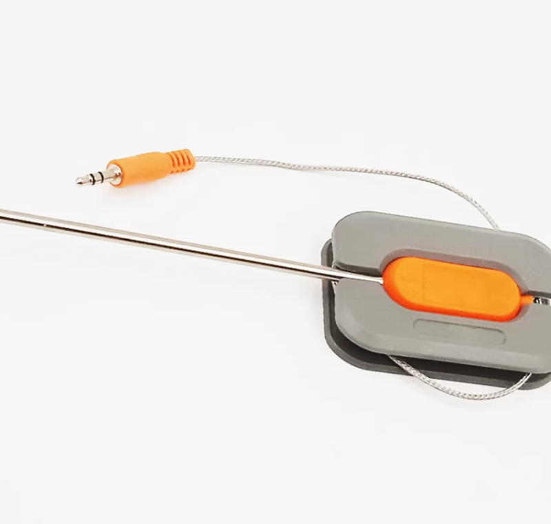 Đầu dò nhiệt độ BBQ đạt tiêu chuẩn thực phẩm với tay cầm bằng silicon